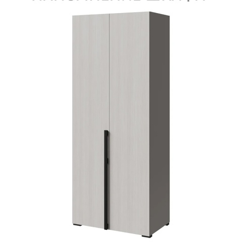 Шкаф 2-дверный с вешалкой Беллуччи (кашемир)