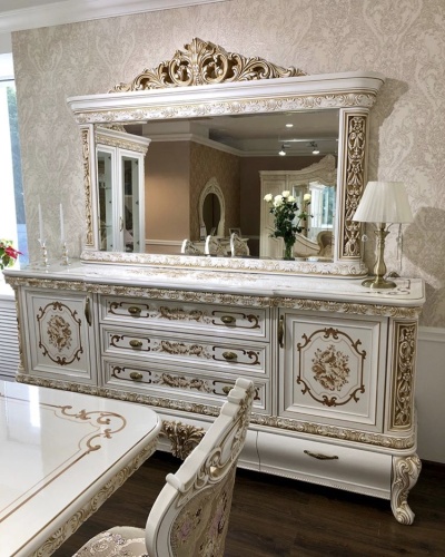 Зеркало Алсу белый глянец фото 3