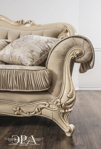 Диван Мона Лиза 3х местный крем фото 8