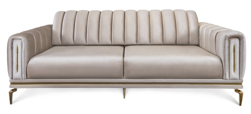 Диван Замира 3х местный бежевый фото 2