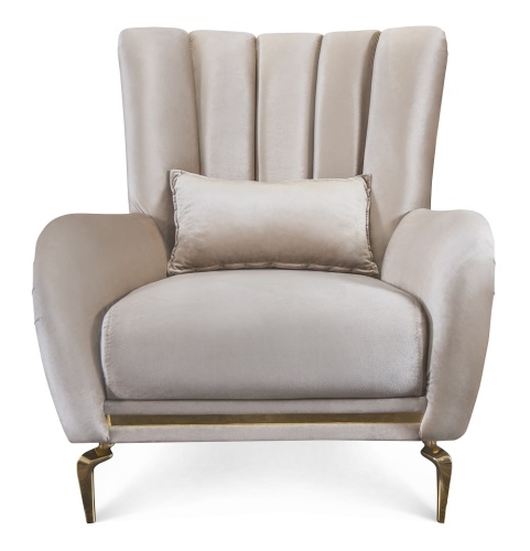 Кресло Замира бежевый фото 2