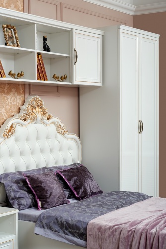 Спальня детская Натали белый глянец фото 4