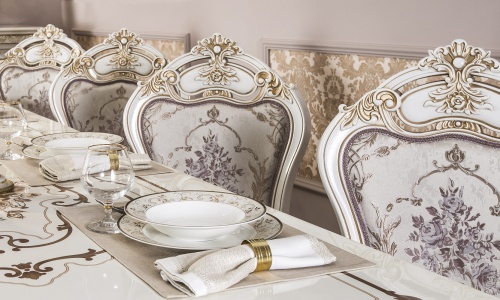 Столовая Алсу белый глянец фото 5