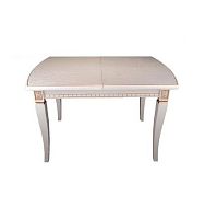 Стол обеденный Бристоль раздвижной 140 см. (шпон, крем)