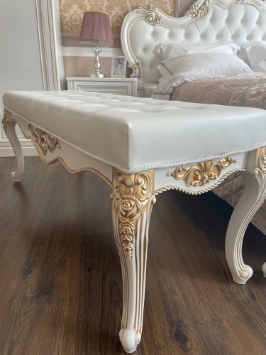 Банкетка Натали белый глянец фото 7