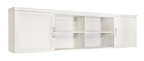 Секция навесная мост Мишель белый матовый