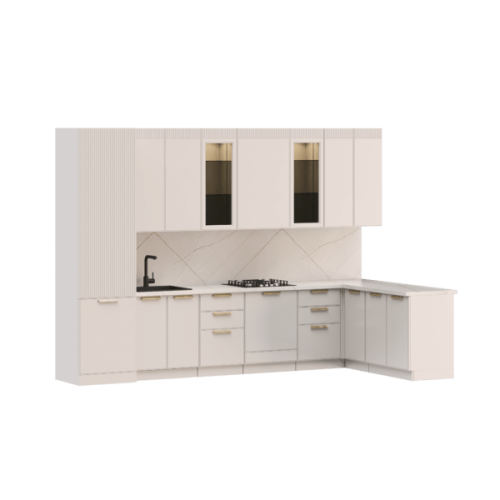 Кухонная мебель «Шанель» модульная фото 9