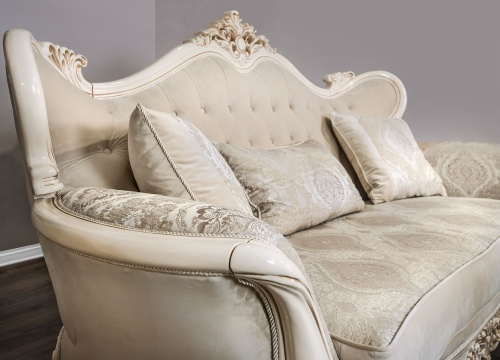 Диван Джоконда 3х местный крем глянец фото 3