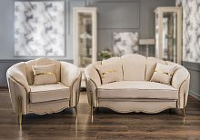 Комплект Лара бежевый золото