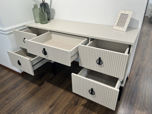 Спальня Стелла 4-ств светло серый камень фото 16