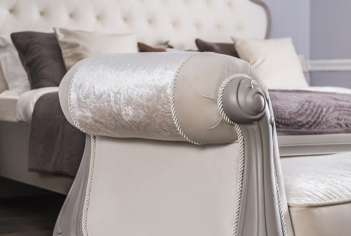 Оттоманка Мокко с одним подлокотниками серый камень фото 5