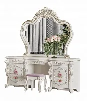 Туалетный стол с зеркалом и пуфом "Венеция Классик"
