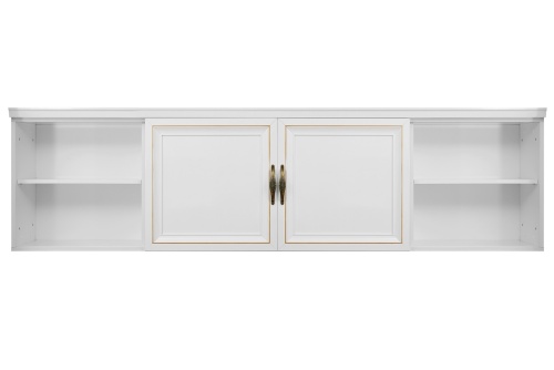 Секция навесная мост Натали белый глянец фото 2