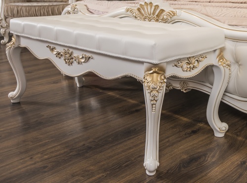 Банкетка Натали белый глянец фото 4