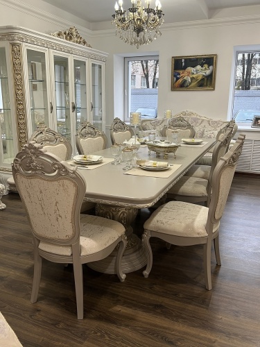 Стол Лали прямоугольный серый камень фото 11