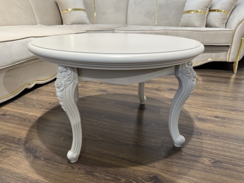 Столик круглый Мокко бежевый фото 12