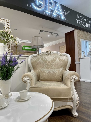 Кресло Натали белый глянец фото 10