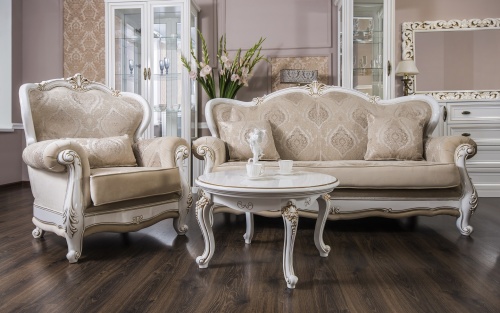 Кресло Натали белый глянец фото 4