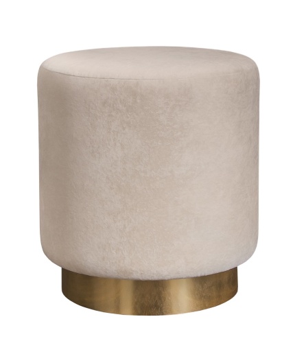 Пуфик Лара  бежевый глянец