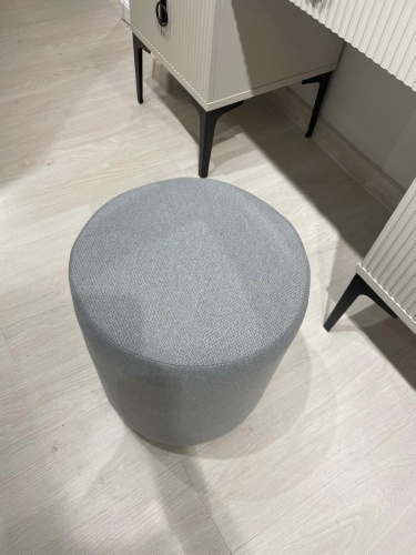 Пуфик Стелла светло серый камень фото 2