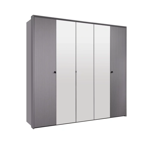Шкаф для одежды 5-дверный Севилья (графит)