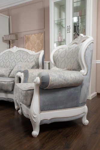 Кресло Мишель белый матовый фото 4